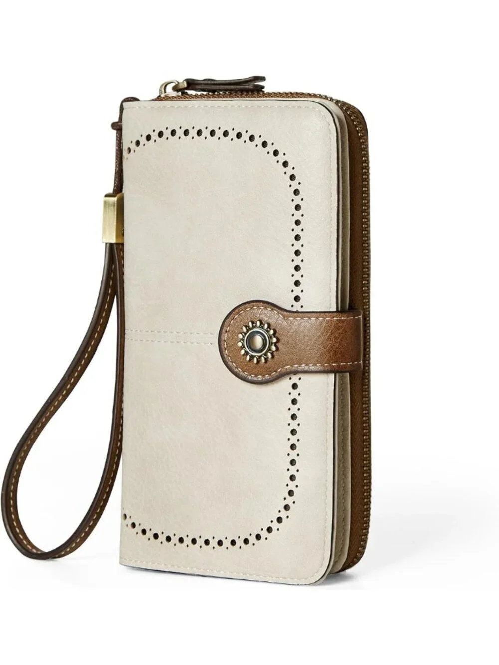 Stylish RFID Blocking Leather Wallet for Women - Large Capacity Card Holder